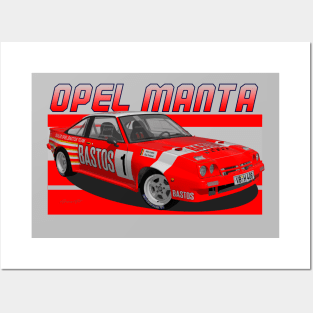 Opel Manta 400 Group B Posters and Art